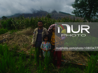 The indigenous Karo family, including Tampai Ginting, 43, his wife Nurhalimah Br Sembiring Milala, 33, and their children, Gebri Br Ginting,...