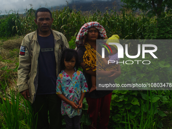 The indigenous Karo family, including Tampai Ginting, 43, his wife Nurhalimah Br Sembiring Milala, 33, and their children, Gebri Br Ginting,...