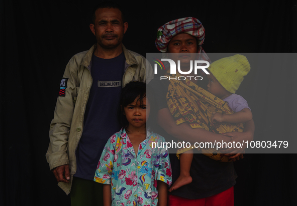 The indigenous Karo family, including Tampai Ginting, 43, his wife Nurhalimah Br Sembiring Milala, 33, and their children, Gebri Br Ginting,...