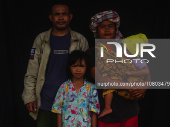 The indigenous Karo family, including Tampai Ginting, 43, his wife Nurhalimah Br Sembiring Milala, 33, and their children, Gebri Br Ginting,...