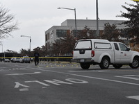 A 17-year-old student is being shot near KIPP DC College Preparatory in Washington, D.C., United States, on December 1, 2023. Police are sea...