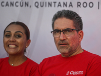 CANCUN, MEXICO - DECEMBER 1, 2023: 
The Quintana Roo state Health Secretary, Flavio Carlos Rosado, seen during the World AIDS Day March, in...