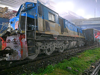 Rescue Workers Carry Out A Rescue Operation After A Passenger Train Collided With A Crane In Dhaka, Bangladesh, On December 7, 2023. At Leas...