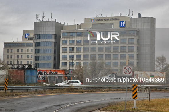 North York General Hospital is pictured in Toronto, Ontario, Canada, on December 9, 2023. 