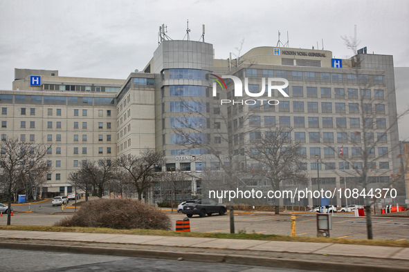 North York General Hospital is pictured in Toronto, Ontario, Canada, on December 9, 2023. 