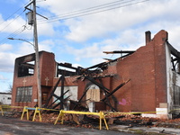 Authorities are investigating a large fire that is destroying a church at the intersection of West 3rd Street and Parker Street in Chester,...