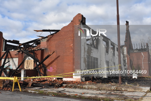 Authorities are investigating a large fire that is destroying a church at the intersection of West 3rd Street and Parker Street in Chester,...