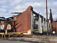 Authorities are investigating a large fire that is destroying a church at the intersection of West 3rd Street and Parker Street in Chester,...