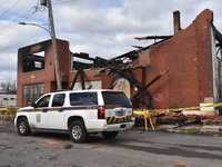 Authorities are investigating a large fire that is destroying a church at the intersection of West 3rd Street and Parker Street in Chester,...