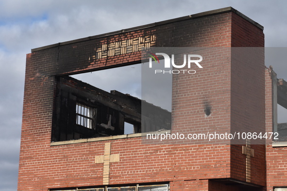 Authorities are investigating a large fire that is destroying a church at the intersection of West 3rd Street and Parker Street in Chester,...