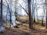 CalFire is managing a prescribed burn in Northern California on December 21, 2023. Prescribed burning is the controlled application of fire...