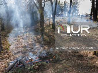 CalFire is managing a prescribed burn in Northern California on December 21, 2023. Prescribed burning is the controlled application of fire...