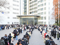 Candidates are preparing for the 2024 national postgraduate entrance examination at the test center of Nanjing Forestry University in Nanjin...