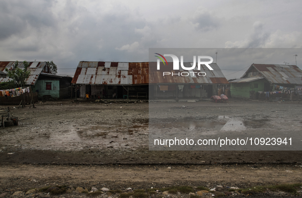 People are gathering at the Sicanang leprosy settlement in Medan, North Sumatra Province, Indonesia, on February 24, 2012. The World Health...