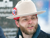 Thomas Rousseau, founder of American white nationalist and neo-fascist hate group Patriot Front, appears at the 51st annual March For Life i...