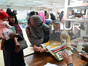 Women Wait For Receive Treatments With Their Baby Suffering From Diarrhea At The International Centre For Diarrheal Disease Research, Bangla...