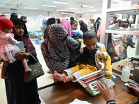 Women Wait For Receive Treatments With Their Baby Suffering From Diarrhea At The International Centre For Diarrheal Disease Research, Bangla...