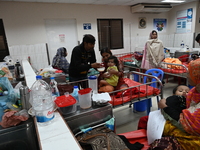 Child Patients Suffering From Diarrhea Receive Treatment At The International Centre For Diarrheal Disease Research, Bangladesh (ICDDRB) In...