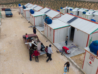 Local Organizations, Including Orange, Undertook The Delivery Of A Residential Village On January 23, 2023, In The Outskirts Of Afrin, Alepp...