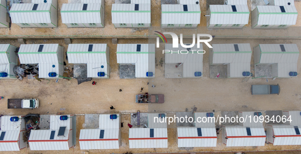 Local Organizations, Including Orange, Undertook The Delivery Of A Residential Village On January 23, 2023, In The Outskirts Of Afrin, Alepp...