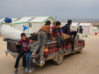 Local Organizations, Including Orange, Undertook The Delivery Of A Residential Village On January 23, 2023, In The Outskirts Of Afrin, Alepp...