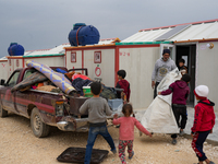 Local Organizations, Including Orange, Undertook The Delivery Of A Residential Village On January 23, 2023, In The Outskirts Of Afrin, Alepp...