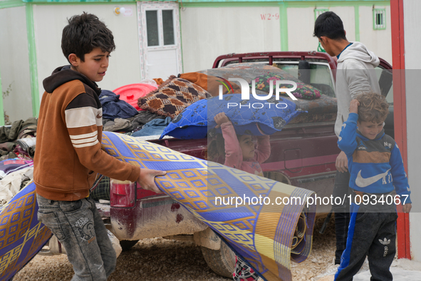 Local Organizations, Including Orange, Undertook The Delivery Of A Residential Village On January 23, 2023, In The Outskirts Of Afrin, Alepp...