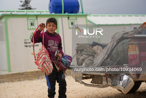 Local Organizations, Including Orange, Undertook The Delivery Of A Residential Village On January 23, 2023, In The Outskirts Of Afrin, Alepp...