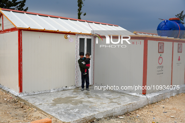 Local Organizations, Including Orange, Undertook The Delivery Of A Residential Village On January 23, 2023, In The Outskirts Of Afrin, Alepp...