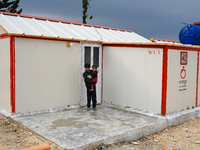 Local Organizations, Including Orange, Undertook The Delivery Of A Residential Village On January 23, 2023, In The Outskirts Of Afrin, Alepp...