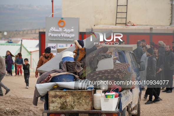 Local Organizations, Including Orange, Undertook The Delivery Of A Residential Village On January 23, 2023, In The Outskirts Of Afrin, Alepp...