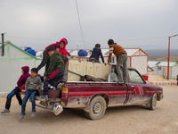 Local Organizations, Including Orange, Undertook The Delivery Of A Residential Village On January 23, 2023, In The Outskirts Of Afrin, Alepp...