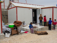 Local Organizations, Including Orange, Undertook The Delivery Of A Residential Village On January 23, 2023, In The Outskirts Of Afrin, Alepp...