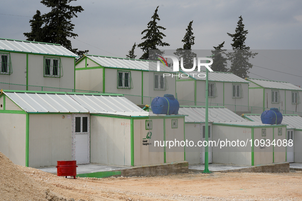 Local Organizations, Including Orange, Undertook The Delivery Of A Residential Village On January 23, 2023, In The Outskirts Of Afrin, Alepp...