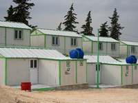 Local Organizations, Including Orange, Undertook The Delivery Of A Residential Village On January 23, 2023, In The Outskirts Of Afrin, Alepp...