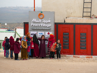 Local Organizations, Including Orange, Undertook The Delivery Of A Residential Village On January 23, 2023, In The Outskirts Of Afrin, Alepp...