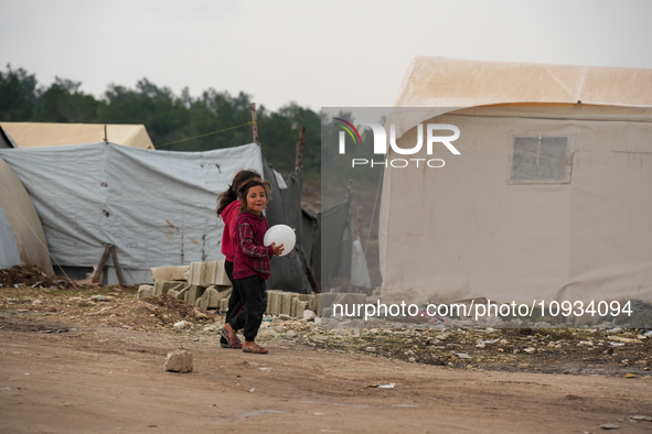 Local Organizations, Including Orange, Undertook The Delivery Of A Residential Village On January 23, 2023, In The Outskirts Of Afrin, Alepp...