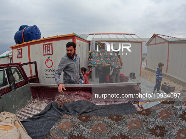 Local Organizations, Including Orange, Undertook The Delivery Of A Residential Village On January 23, 2023, In The Outskirts Of Afrin, Alepp...