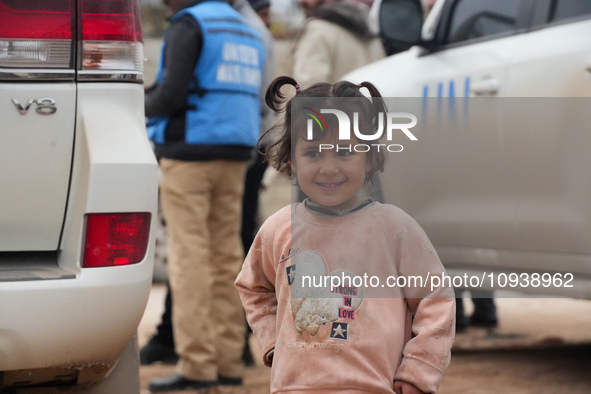 A Delegation From The United Nations High Commissioner For Refugees (UNHCR), The World Health Organization (WHO), And UN Representatives For...