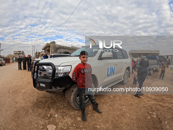 A Delegation From The United Nations High Commissioner For Refugees (UNHCR), The World Health Organization (WHO), And UN Representatives For...