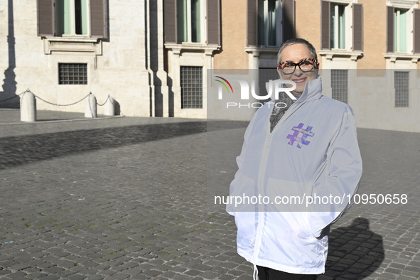 Carolyn Smith is attending the photocall for ''World Cancer Day'' at Wedekin Palace in Rome, Italy, on January 30, 2024. 