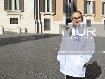 Carolyn Smith is attending the photocall for ''World Cancer Day'' at Wedekin Palace in Rome, Italy, on January 30, 2024. (