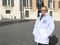 Carolyn Smith is attending the photocall for ''World Cancer Day'' at Wedekin Palace in Rome, Italy, on January 30, 2024. (