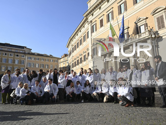 Carolyn Smith is attending the photocall for ''World Cancer Day'' at Wedekin Palace in Rome, Italy, on January 30, 2024. (