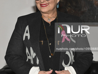 Carolyn Smith is attending the photocall for ''World Cancer Day'' at Wedekin Palace in Rome, Italy, on January 30, 2024. (