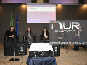 Vanessa Cattoi, Alessandra Locatelli, Anna Maria Mancuso, Carolyn Smith, and Guido Quintino Liris are attending the photocall for ''World Ca...