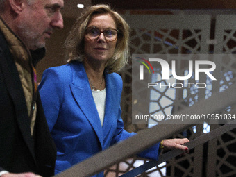 Ms. Sigrid Kaag, Senior Humanitarian and Reconstruction Coordinator for Gaza speaks to the press at the United Nations Headquarters on Janua...