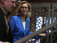 Ms. Sigrid Kaag, Senior Humanitarian and Reconstruction Coordinator for Gaza speaks to the press at the United Nations Headquarters on Janua...