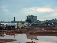 After A Year Since The Earthquake, Camps In The City Of Jindires , on January 31, 2024, Find Themselves Immersed In Mud And Clay Due To Heav...