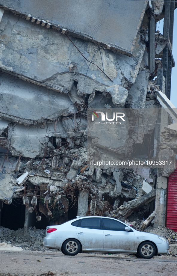 After A Year Since The Earthquake, Camps In The City Of Jindires , on January 31, 2024, Find Themselves Immersed In Mud And Clay Due To Heav...